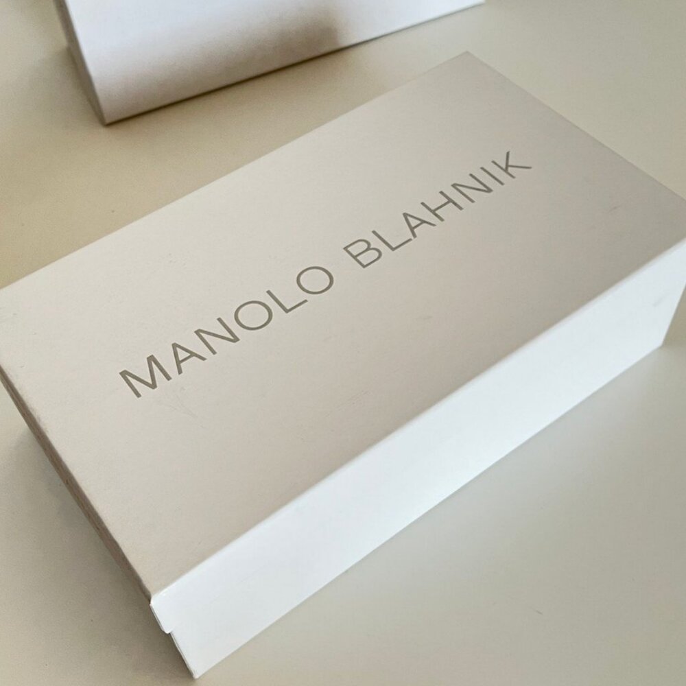 Manolo blahnik empty shoe boxes, set of 2